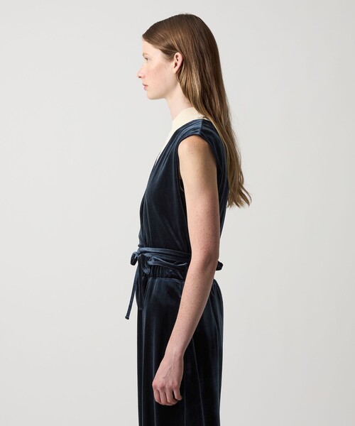 ◎Steven Alan 新品ベルベット カシュクールベスト STEVEN ALAN ベスト ジレ 「Steven Alan」ベロア カシュクール