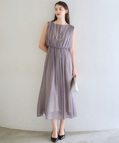 23区（ニジュウサンク） ドレス 「APPLAUDIR」グロッシーオーガンザ