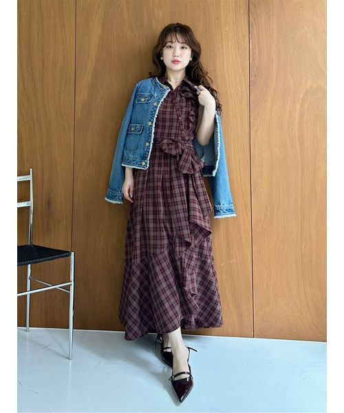 LILY BROWN⭐︎新品！半額以下！デニムジャケット、スカート　セットアップ！ デニムジャケット｜LILY BROWN（リリーブラウン）の通販サイト