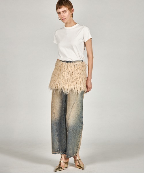 PRANK PROJECT スカート 「Pre-Order」ロングファーミニスカート  