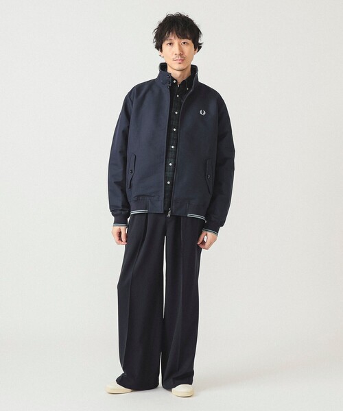 美品✨ FRED PERRY コーデュロイジャケット ブルゾン ジップアップ Fred Perry フレッドペリー コーデュロイ シャツジャケット