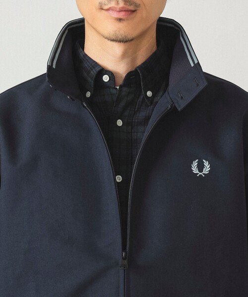 【⭐︎t⭐︎】FRED PERRY ブルゾン FRED PERRY 「FRED PERRY」 ジップアップブルゾン X-LARGE