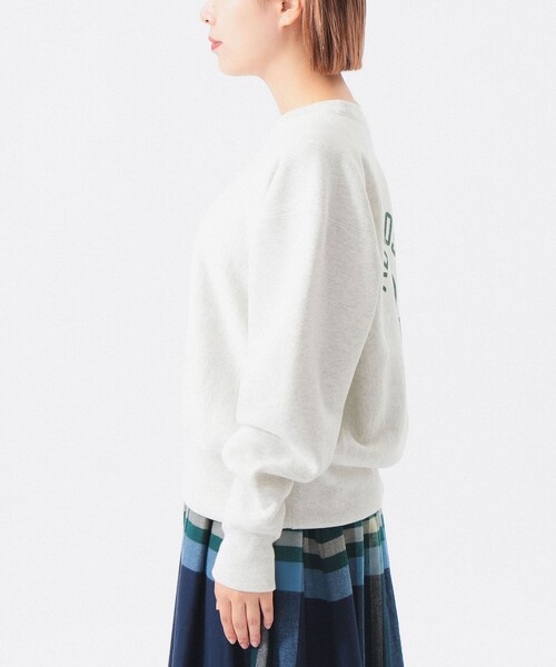 トレーナー スウェット 「別注」Champion / バックプリント リバースウィーブ(R) クルー スウェット レディース BEAMS BOY（ビームス ボーイ）【別注】Champion / バック