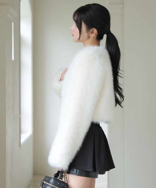 LIP SERVICE（リップサービス） コート アウター 2wayカラーZIPファー