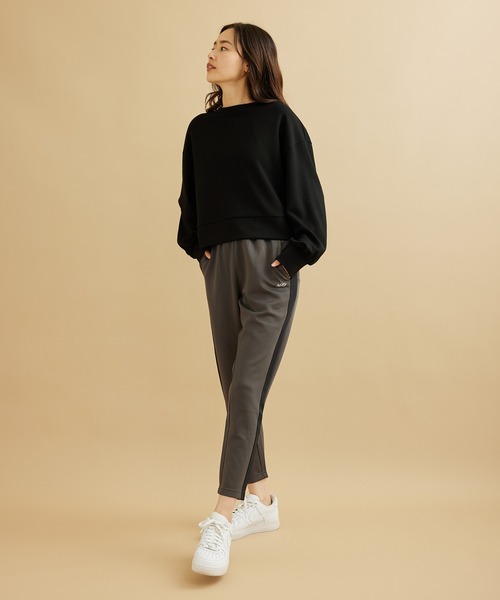 「NERGY」 スウェットカットソー FREE ボルドー レディース_画像3