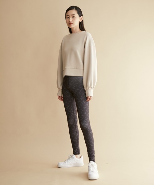 「NERGY」 スウェットカットソー FREE ボルドー レディース_画像8