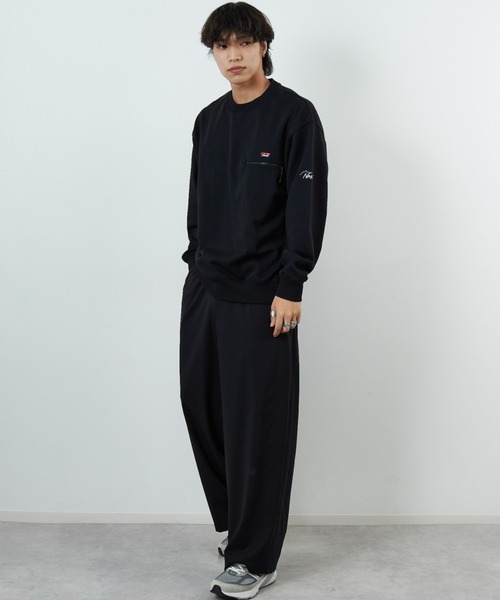 NANGA（ナンガ） トレーナー スウェット 別注 ワンポイントロゴ刺繍