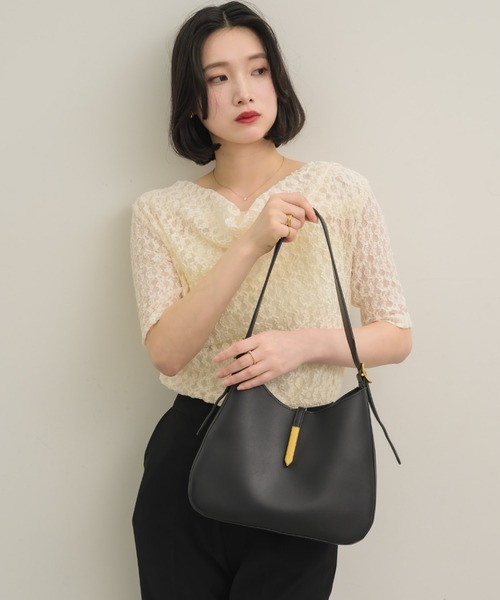 NEUNA ショルダーバッグ バッグ 「ポーチ付き！」ラウンドトートバッグ 