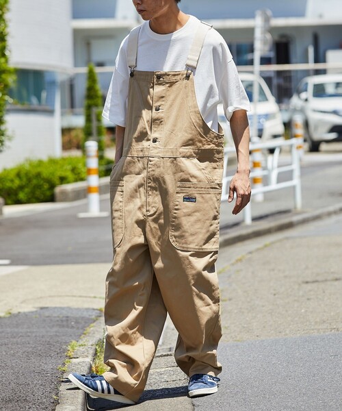 FREAK'S STORE ベージュ オーバーオール FREAK'S STORE（フリークスストア） オーバーオール SMALL ベージュ