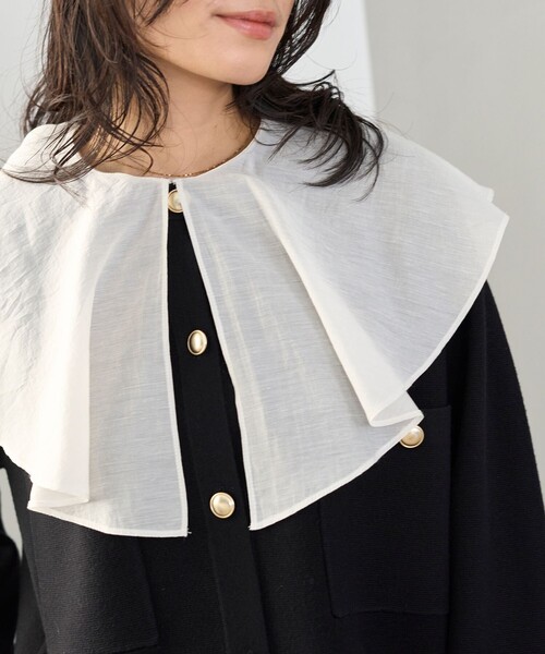「UNFILO」 長袖ブラウス SMALL ベージュ レディース_画像4