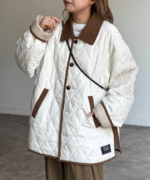 CPCM（シーピーシーエム） ブルゾン アウター 襟コーデュロイ