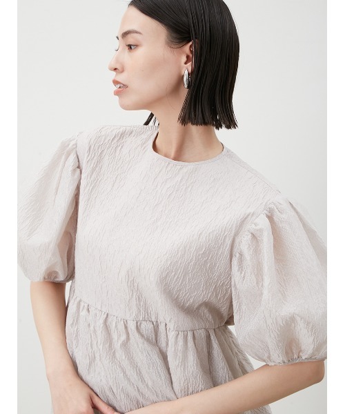 「Mila Owen」 半袖ブラウス 0 ブラック レディース_画像7