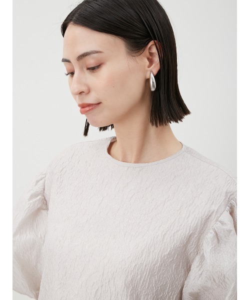 「Mila Owen」 半袖ブラウス 0 ブラック レディース_画像8