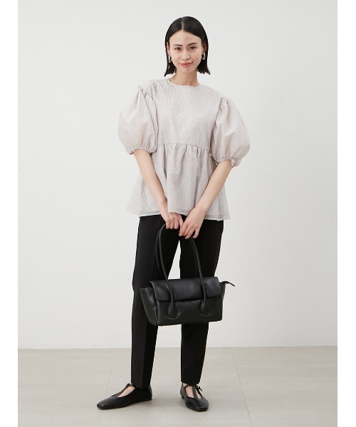 「Mila Owen」 半袖ブラウス 0 ブラック レディース_画像10