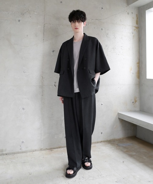 ETELIO」 セットアップ L チャコール メンズ : ZOZOTOWN Yahoo!店