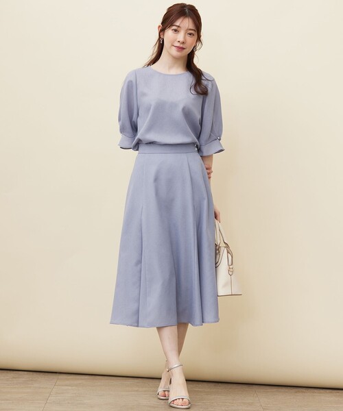 「ANY SIS」 半袖ブラウス 2 グレー レディース_画像5