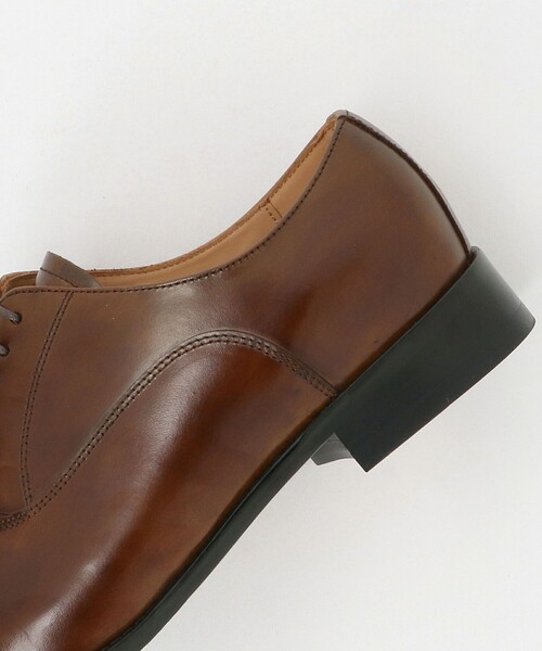 グリーンレーベルリラクシング別注　　　ジャランスリワヤ　ストレートチップ　　本革 美品 ジャランスリワヤ グリーンレーベル別注 40 ストレートチップ 革靴 黒