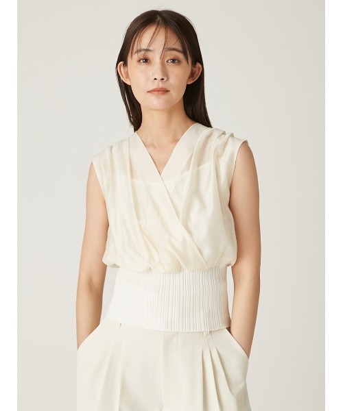 「FRAY I.D」 ノースリーブブラウス ONE SIZE ブラック レディース_画像10