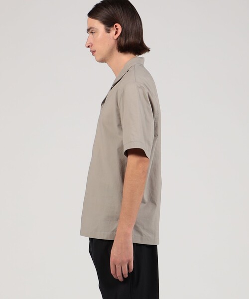 「JAMES PERSE」 半袖シャツ 2 グレー メンズ_画像4