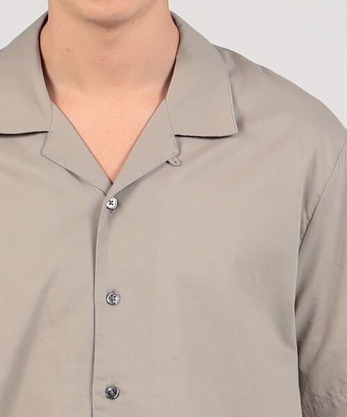 「JAMES PERSE」 半袖シャツ 2 グレー メンズ_画像6