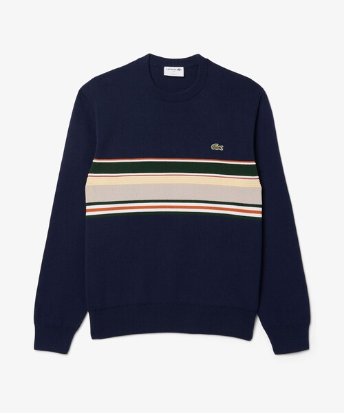 LACOSTE（ラコステ） セーター ニット フレンチメイドパネルボーダー