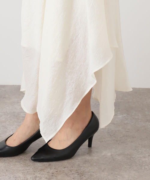 La TOTALITE（ラ トータリテ） スカート ラッフルシアーミディスカート