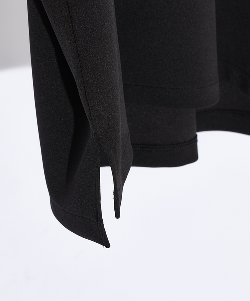 「AH ABAHOUSE」 7分袖ポロシャツ 46 チャコールグレー メンズ_画像7