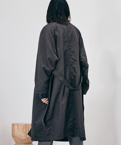 WYM LIDNM 「WYM LIDNM」 チェスターコート M チャコール メンズ