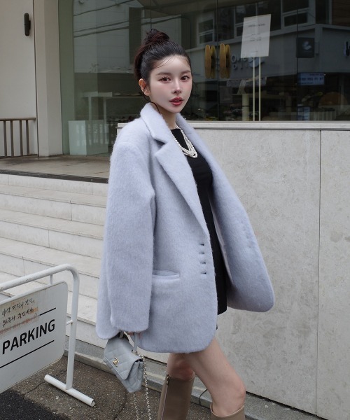 Darich（ダーリッチ） コート FREE サックスブルー レディース