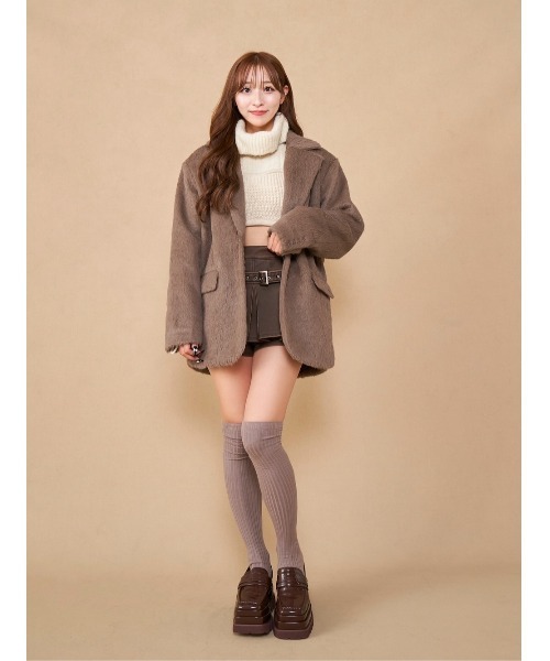 Darich（ダーリッチ） コート FREE サックスブルー レディース