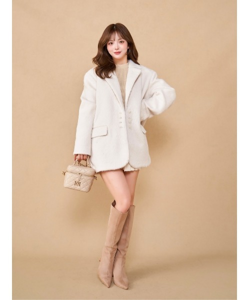 Darich（ダーリッチ） コート FREE サックスブルー レディース