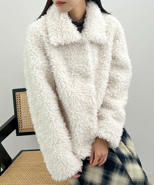 Futier land プードルファージャケット Futier Land（フューティアランド） ブルゾン アウター 「風通し防止