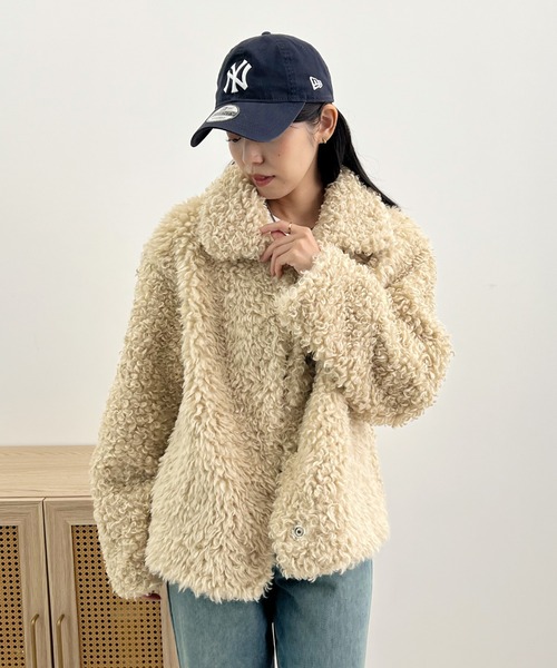 Futier Land（フューティアランド） ブルゾン アウター プードルファー