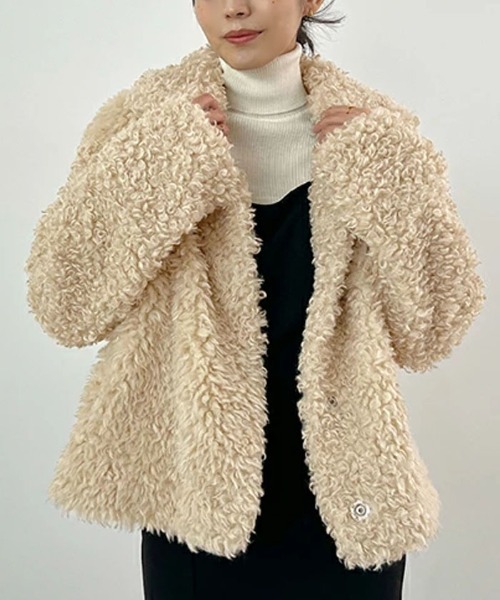 Futier land プードルファージャケット Futier Land（フューティアランド） ブルゾン アウター 「風通し防止