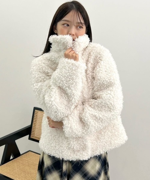 ブーちゃん。プロフ必読下さい❗ アウター　M(L相当) お気に入りNO.1】2WAY リバーシブルファーブルゾン | WHO'S WHO