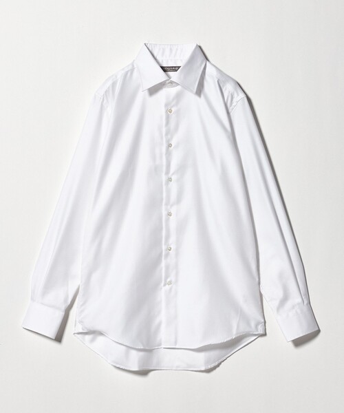 A DAY IN THE LIFE シャツ ツイル セミワイドカラーシャツ-イージー