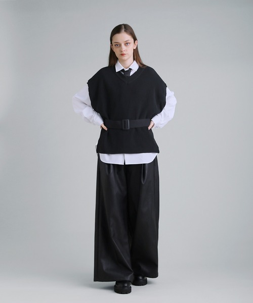 「SOCCE」 半袖ニット X-LARGE ライトグレー メンズ_画像3