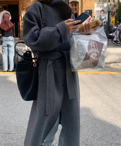 ♡極美品♡ エンフォルド　ノーカラー　コート　ボンディング　ウール　ジャケット 身長別比較！！今買うべきはENFOLD(エンフォルド)のノーカラーコート！！