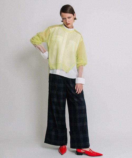 「AULA AILA」 長袖ニット 0 ブルー レディース_画像8