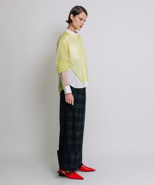 「AULA AILA」 長袖ニット 0 ブルー レディース_画像9