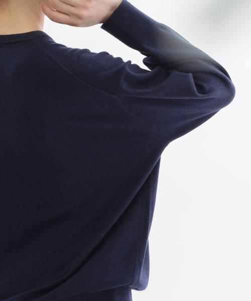 nop de nod（ノップドゥノッド） ニット セーター Vネックセーター左袖