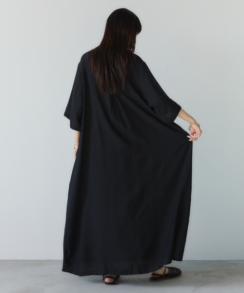 「Libra Cue」 半袖ワンピース FREE ブルー レディース_画像3