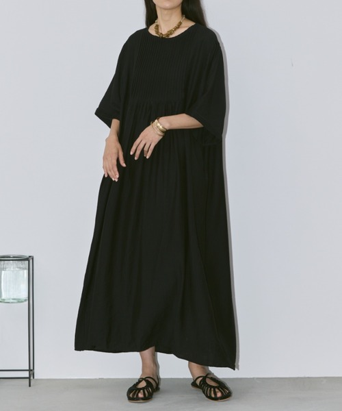 「Libra Cue」 半袖ワンピース FREE ブルー レディース_画像6