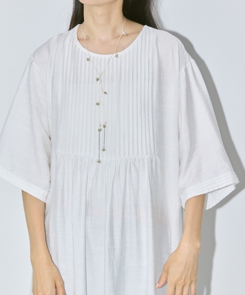 「Libra Cue」 半袖ワンピース FREE ブルー レディース_画像7