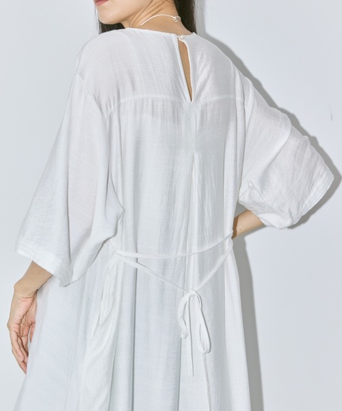 「Libra Cue」 半袖ワンピース FREE ブルー レディース_画像8