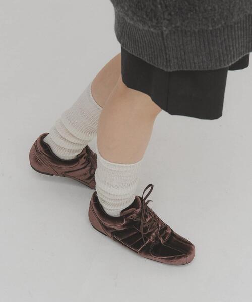 KBF（ケービーエフ） スニーカー ベロアスニーカー レディース