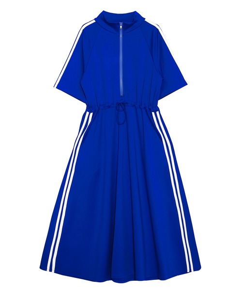 「PUNYUS」 半袖ワンピース 2 レッド レディース_画像3