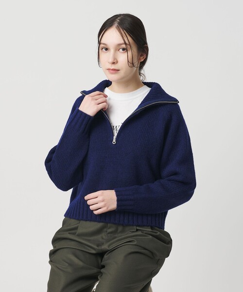 BEAUTY＆YOUTH UNITED ARROWS ニット セーター ウールナイロン ハーフ