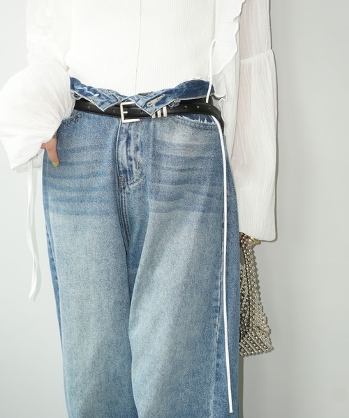 [chuclla] Denim брюки M голубой женский 