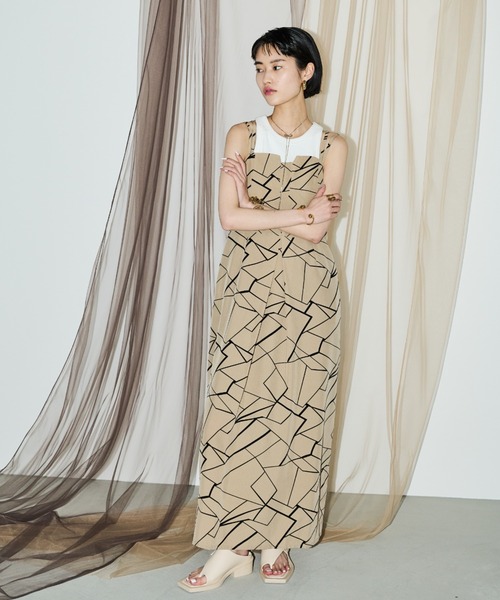 「AIC.」 キャミソールワンピース FREE ブラック レディース_画像5